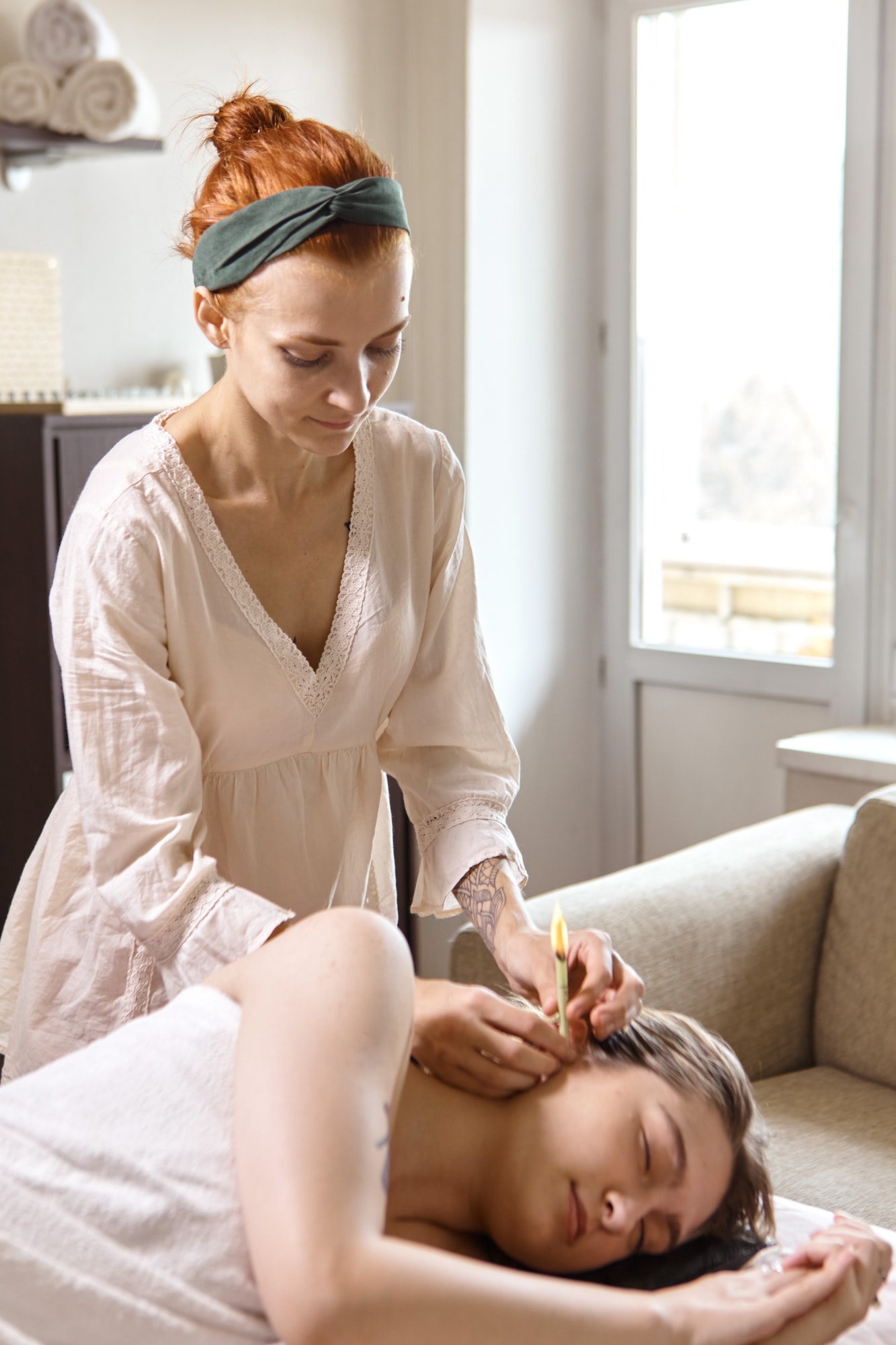 Clean, professional medical spa treatment room with neutral tones at Illusionsmedispa.llc in Evanston